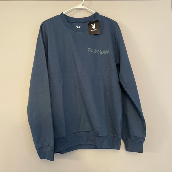 Blue Playboy crewneck - Picture 1 of 3
